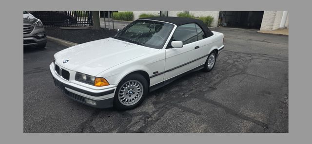 White 1995 BMW 3 Series Convertible Rear-Wheel Drive 4-Speed Automatic
