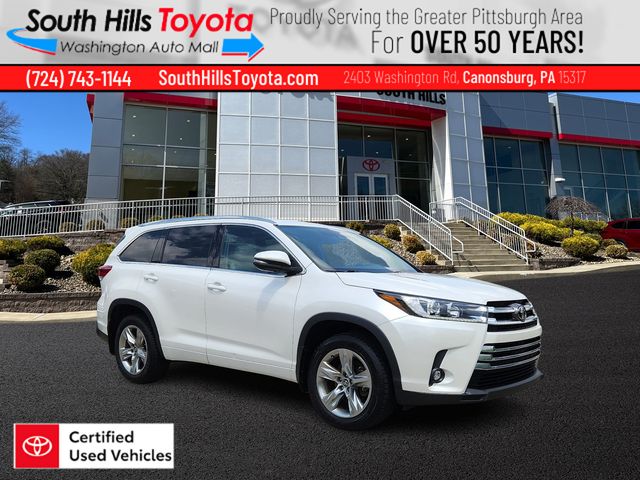 White (Blizzard Pearl) 2019 Toyota Highlander Limited AWD SUV / Crossover All-Wheel Drive 8-Speed Automatic