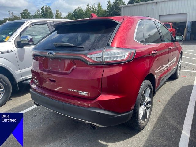 Used 2017 Red Ford Titanium image 3