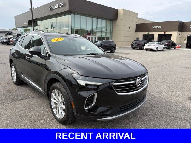 Black (Ebony Twilight Metallic) 2021 Buick Envision SUV / Crossover Front-Wheel Drive 9-Speed Automatic