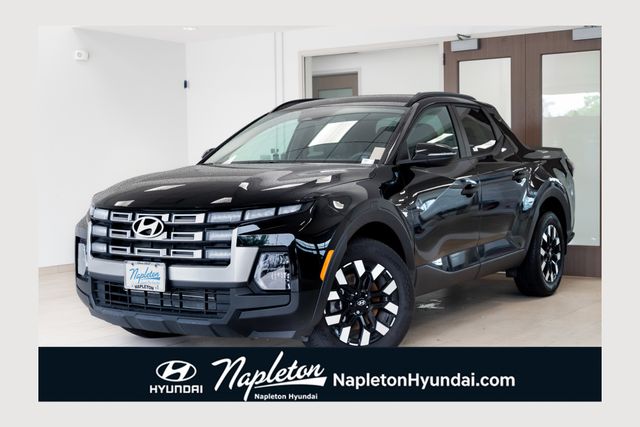 Phantom Black 2025 Hyundai Santa Cruz Pickup Truck All-Wheel Drive 8-Speed Automatic
