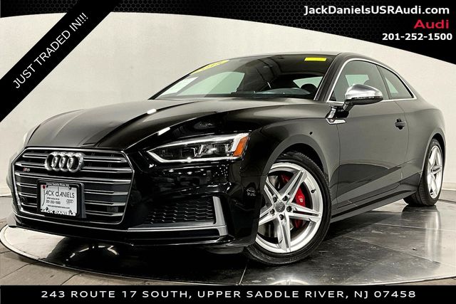 Brilliant Black 2018 Audi S5 3.0T quattro Premium Plus Coupe AWD Coupe All-Wheel Drive 8-Speed Automatic