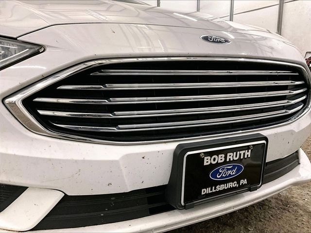 2018 Ford Fusion SE White at Klick Lewis Buick Chevrolet