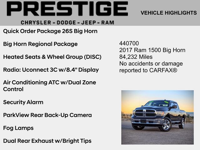 2017 Ram 1500 Big Horn 2