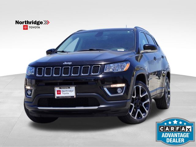 Diamond Black Crystal Pearlcoat 2019 Jeep Compass Limited 4WD SUV / Crossover Four-Wheel Drive 9-Speed Automatic