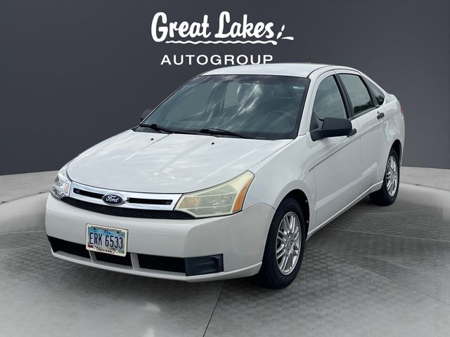 Ingot Silver Metallic 2010 Ford Focus Sedan Front-Wheel Drive 4-Speed Automatic