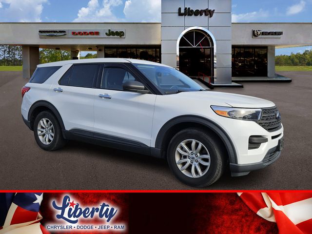 Oxford White 2021 Ford Explorer RWD SUV / Crossover Rear-Wheel Drive Automatic