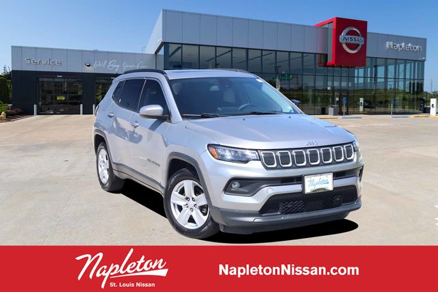 Billet Silver Metallic Clearcoat 2022 Jeep Compass Latitude FWD SUV / Crossover Front-Wheel Drive 6-Speed Automatic