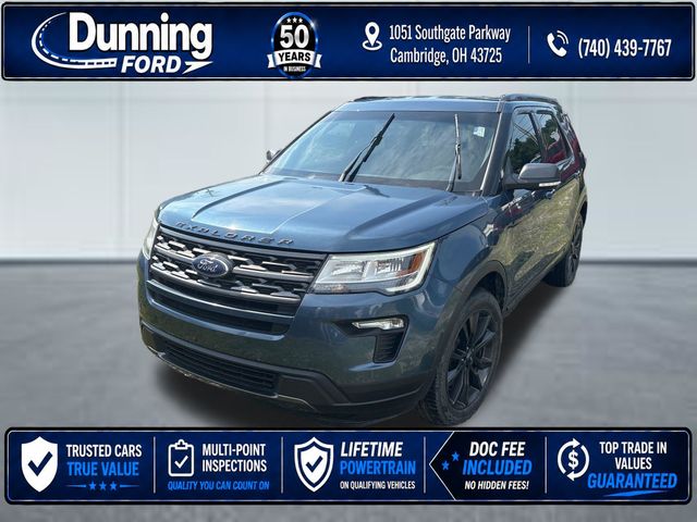 Blue Metallic 2018 Ford Explorer SUV / Crossover All-Wheel Drive 6-Speed Automatic