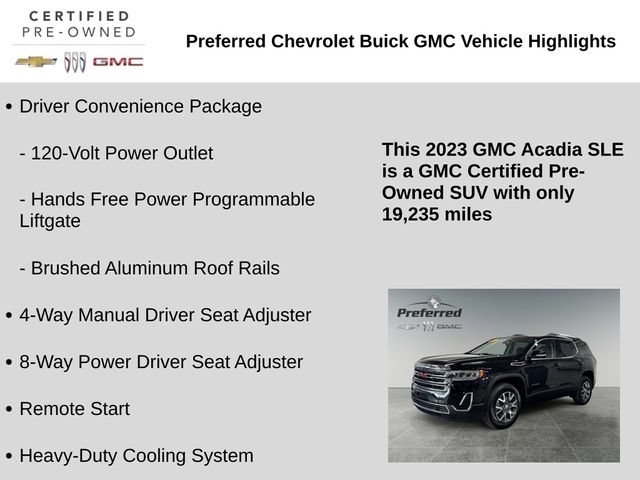 2023 GMC Acadia SLE photo