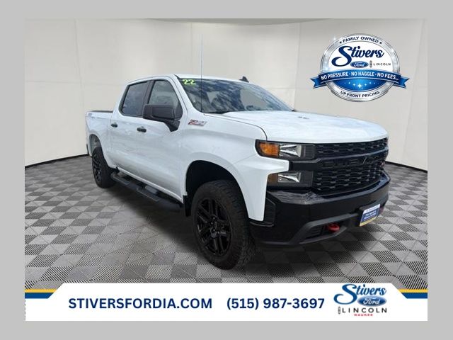 Summit White 2022 Chevrolet Silverado 1500 Pickup Truck Four-Wheel Drive Automatic