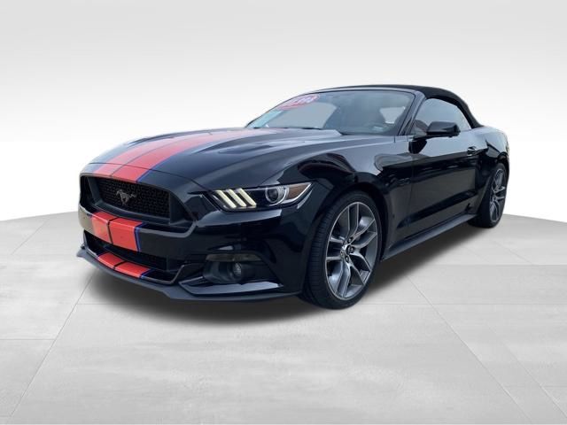 Shadow Black 2017 Ford Mustang Convertible Rear-Wheel Drive 6-Speed Manual