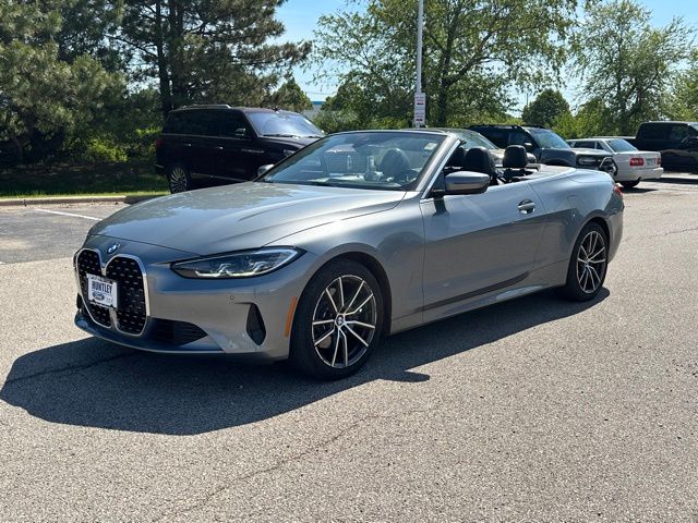Gray Metallic 2024 BMW 4 Series 430i Convertible xDrive Convertible All-Wheel Drive 8-Speed Automatic