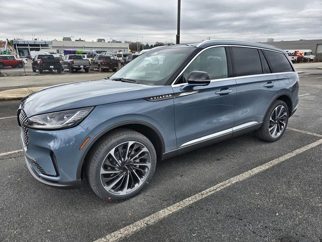 Whisper Blue Metallic Clearcoat 2025 Lincoln Aviator Reserve AWD SUV / Crossover All-Wheel Drive Automatic