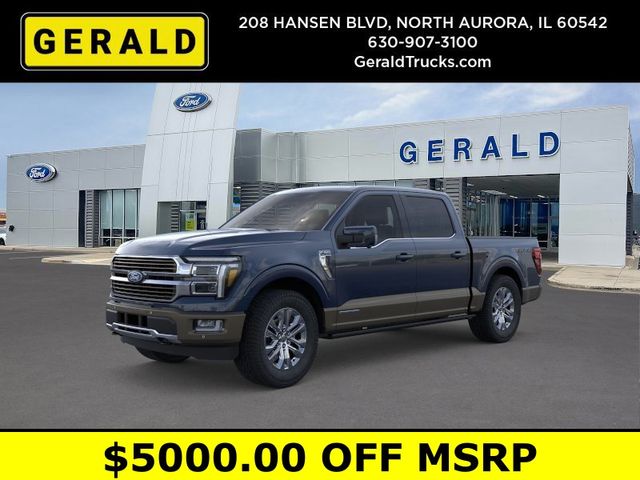 Antimatter Blue Metallic 2026 Ford F-150 King Ranch SuperCrew 4WD Pickup Truck Four-Wheel Drive Automatic