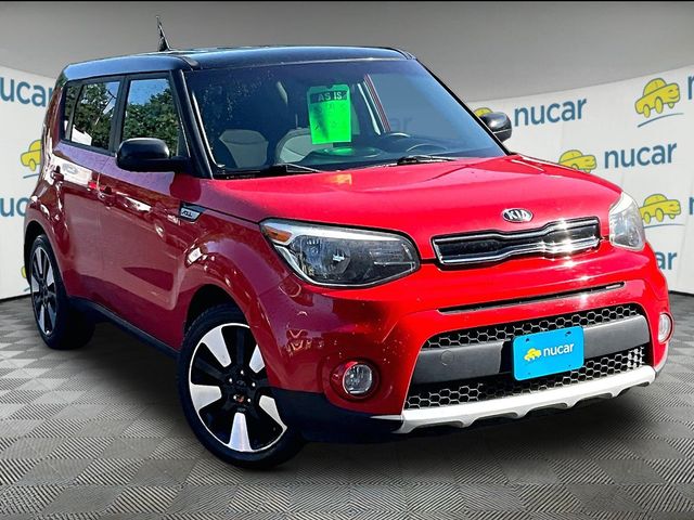 Inferno Red w/Black Roof 2017 Kia Soul Wagon Front-Wheel Drive 6-Speed Automatic