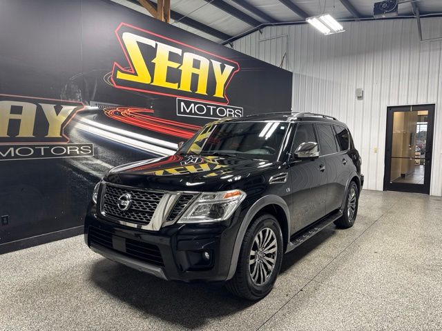 Super Black 2018 Nissan Armada SUV / Crossover Four-Wheel Drive 7-Speed Automatic