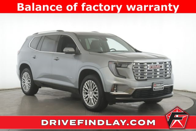 Gray 2025 GMC Acadia Denali AWD SUV / Crossover Four-Wheel Drive 8-Speed Automatic