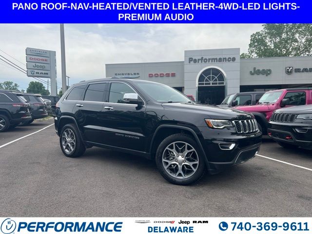 Diamond Black Crystal Pearlcoat 2020 Jeep Grand Cherokee SUV / Crossover Four-Wheel Drive 8-Speed Automatic