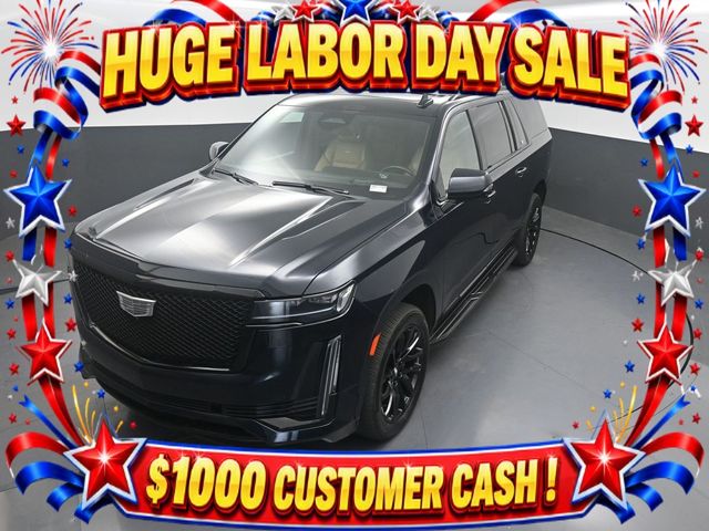 Dark Moon Blue Metallic 2022 Cadillac Escalade ESV SUV / Crossover Four-Wheel Drive 