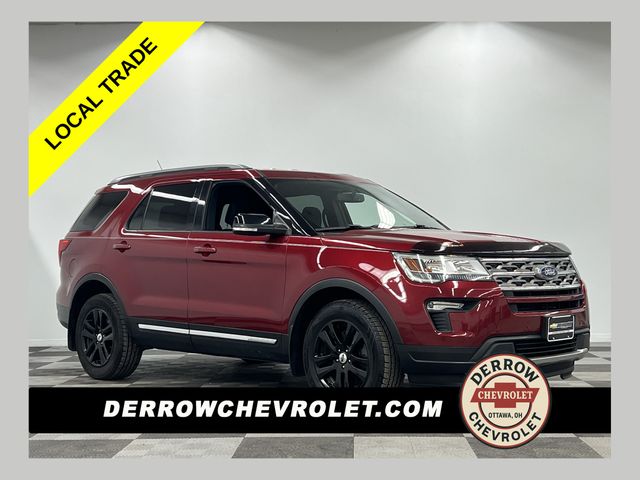 Red 2018 Ford Explorer XLT AWD SUV / Crossover All-Wheel Drive 6-Speed Automatic