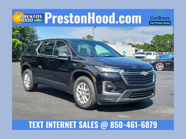 Black Metallic 2023 Chevrolet Traverse SUV / Crossover Front-Wheel Drive 9-Speed Automatic