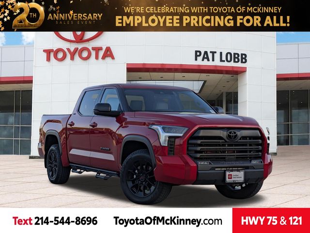 Red 2025 Toyota Tundra Pickup Truck Four-Wheel Drive Automatic