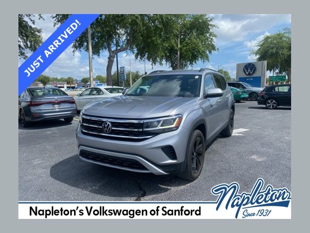 Silver Metallic 2023 Volkswagen Atlas 8-Speed Automatic