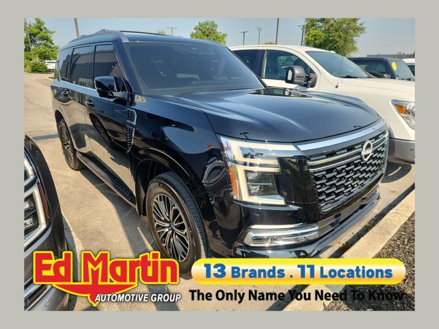 Super Black 2025 Nissan Armada SUV / Crossover Four-Wheel Drive 9-Speed Automatic