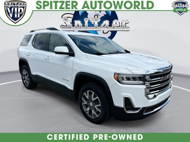 Summit White 2023 GMC Acadia SUV / Crossover Front-Wheel Drive 9-Speed Automatic