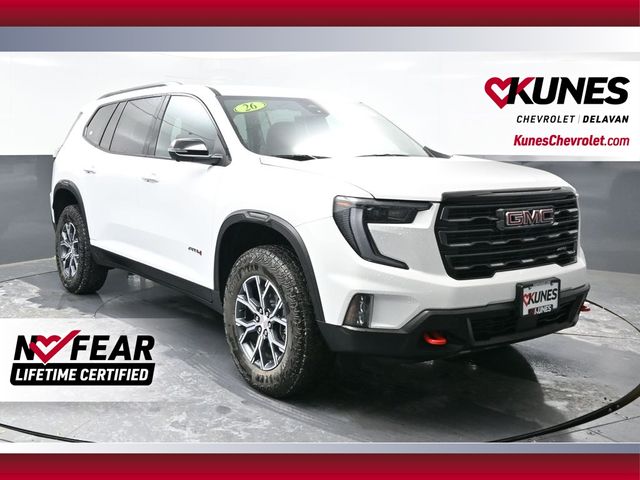 Summit White 2026 GMC Acadia AT4 AWD SUV / Crossover Four-Wheel Drive 8-Speed Automatic