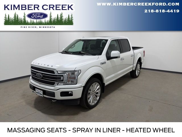 Star White Metallic Tri-Coat 2020 Ford F-150 Limited SuperCrew 4WD Pickup Truck Four-Wheel Drive Automatic