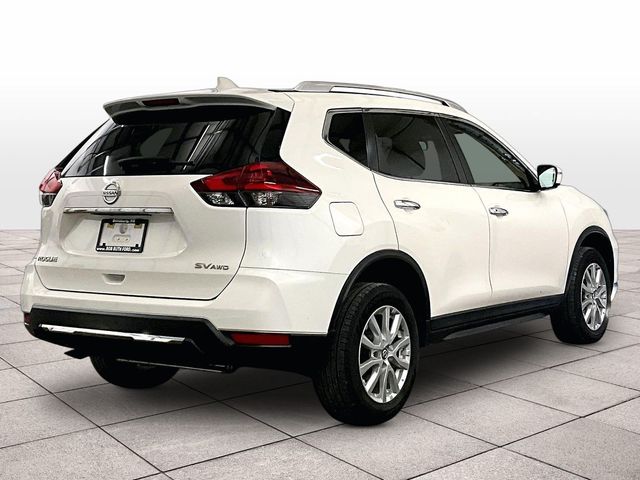 2018 Nissan Rogue SV White at Phil Fitts Ford