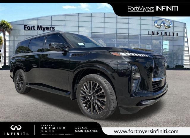 Mineral Black/Graphite Shadow 2025 INFINITI QX80 SUV / Crossover All-Wheel Drive 9-Speed Automatic
