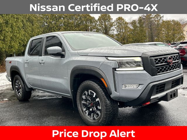 Boulder Gray Pearl 2023 Nissan Frontier Pickup Truck Four-Wheel Drive 9-Speed Automatic