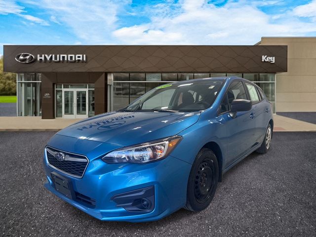Island Blue Pearl 2019 Subaru Impreza 2.0i Hatchback AWD Hatchback All-Wheel Drive Continuously Variable Transmission