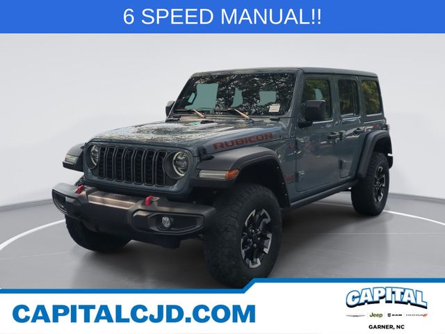 Anvil Clear Coat 2024 Jeep Wrangler SUV / Crossover Four-Wheel Drive 6-Speed Manual