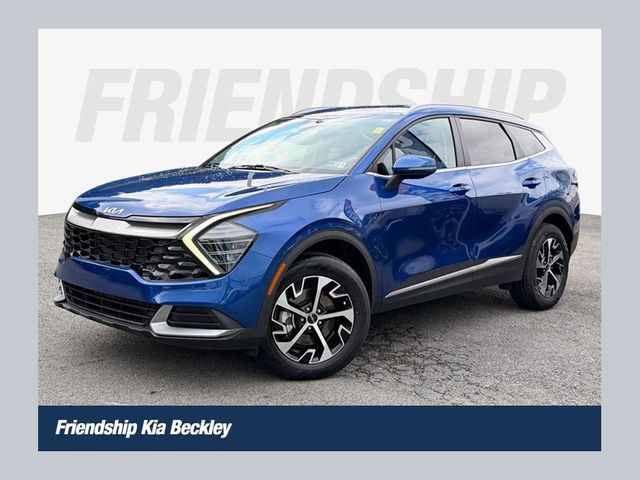 Sapphire Blue 2024 Kia Sportage SUV / Crossover All-Wheel Drive 8-Speed Automatic