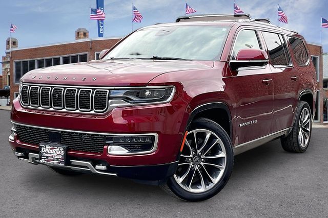 Velvet Red Pearlcoat 2022 Jeep Wagoneer Series III 4WD SUV / Crossover Four-Wheel Drive 8-Speed Automatic