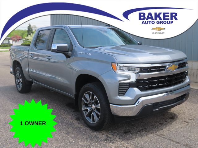 Sterling Gray Metallic 2025 Chevrolet Silverado 1500 LT Crew Cab 4WD Pickup Truck Four-Wheel Drive 8-Speed Automatic