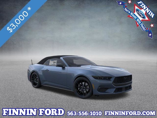 Vapor Blue Metallic 2026 Ford Mustang Convertible Rear-Wheel Drive Automatic