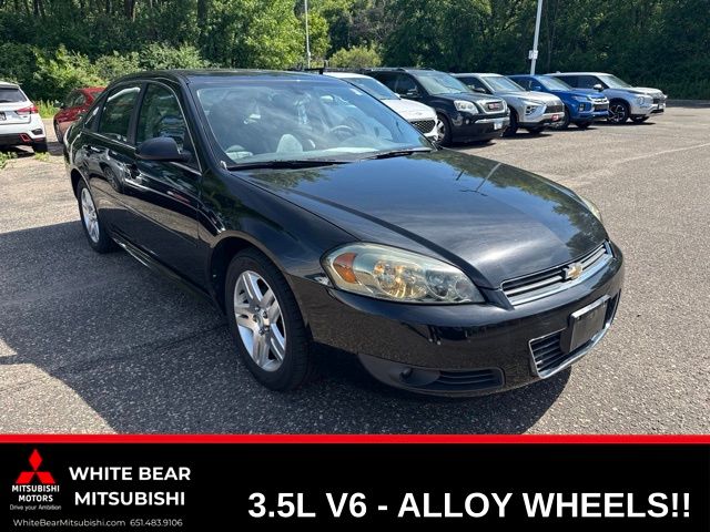 Black 2011 Chevrolet Impala Sedan Front-Wheel Drive 4-Speed Automatic Overdrive