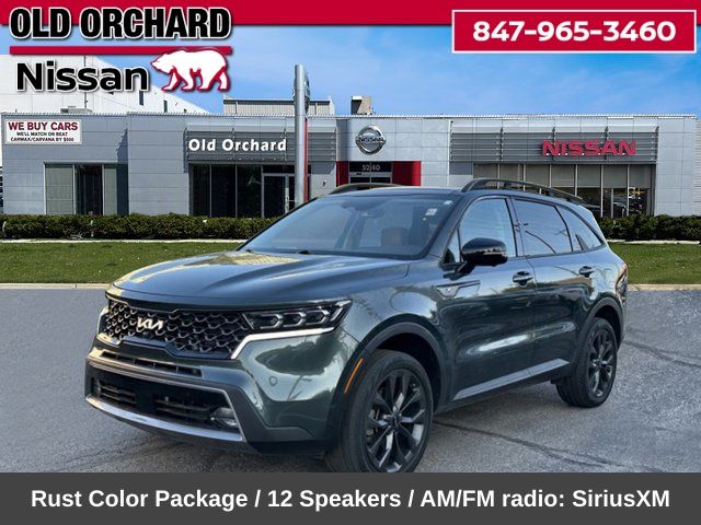 Aruba Green 2022 Kia Sorento X-Line SX Prestige AWD SUV / Crossover All-Wheel Drive 8-Speed Dual Clutch