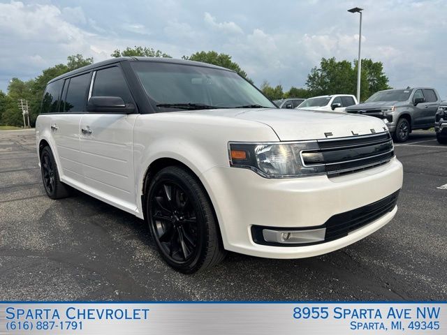 White Platinum Clearcoat Metallic 2019 Ford Flex SEL AWD SUV / Crossover All-Wheel Drive 6-Speed Automatic
