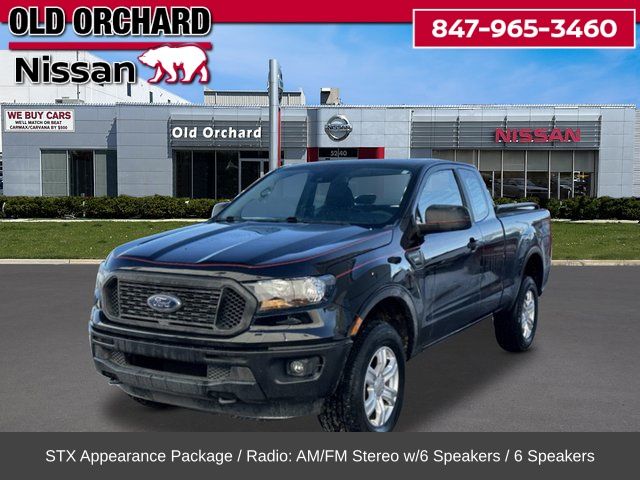 Shadow Black 2019 Ford Ranger XL SuperCab 4WD Pickup Truck Four-Wheel Drive Automatic