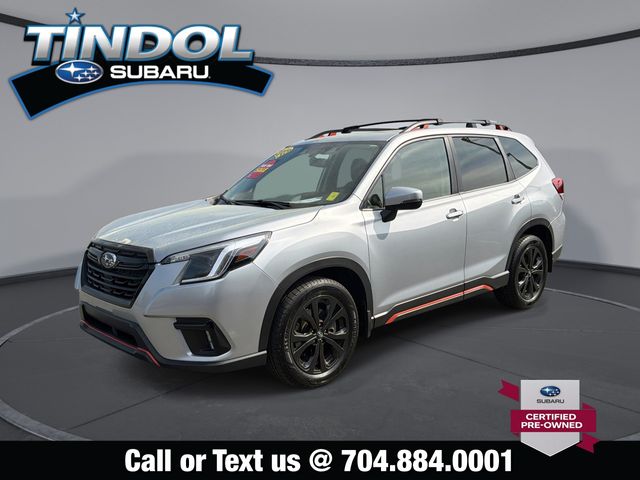 Ice Silver Metallic 2023 Subaru Forester Sport Crossover AWD SUV / Crossover All-Wheel Drive Continuously Variable Transmission