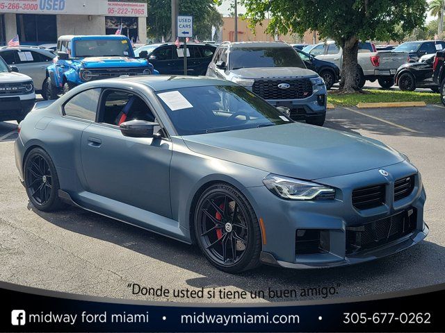 Gray 2024 BMW M2 RWD Coupe Rear-Wheel Drive 6-Speed Manual