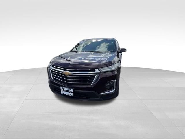 Black Cherry Metallic 2023 Chevrolet Traverse SUV / Crossover Four-Wheel Drive 9-Speed Automatic