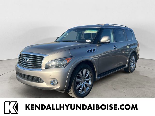 Gray (Platinum Graphite) 2013 INFINITI QX56 4WD SUV / Crossover Four-Wheel Drive 7-Speed Automatic