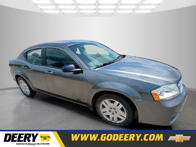 Mineral Gray Metallic Clearcoat 2013 Dodge Avenger Sedan Front-Wheel Drive 4-Speed Automatic